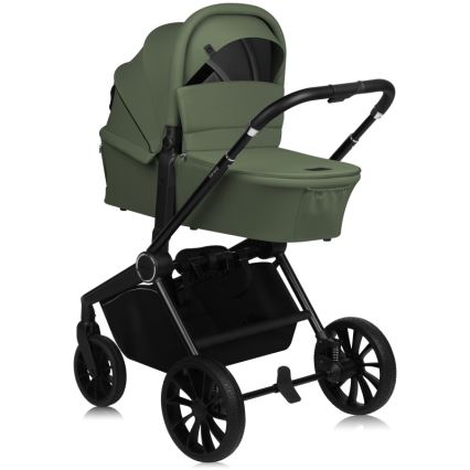 Lionelo - MIKA PLUS 2-in-1 Combination Stroller, Green Olive