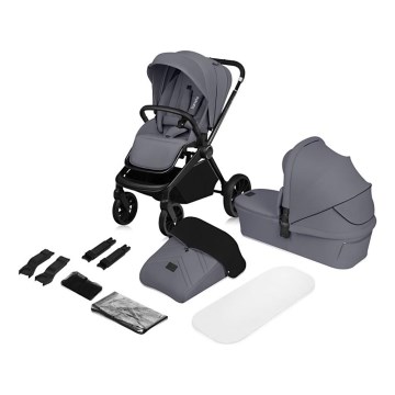 Lionelo - MIKA PLUS 2-in-1 Combination Stroller Grey Stone