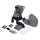 Lionelo - MIKA PLUS 2-in-1 Combination Stroller Grey Stone