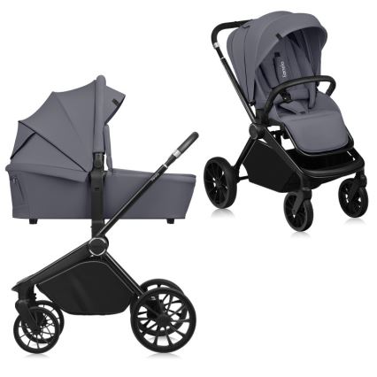 Lionelo - MIKA PLUS 2-in-1 Combination Stroller Grey Stone