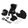 Lionelo - MIKA PLUS 3-in-1 Combination Stroller Black Onyx
