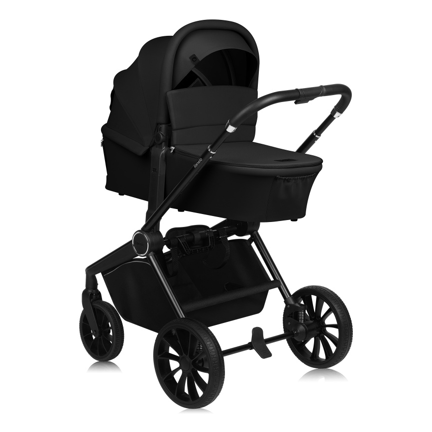 Lionelo - MIKA PLUS 3-in-1 Combination Stroller Black Onyx