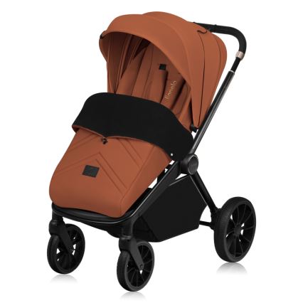 Lionelo - MIKA PLUS 3-in-1 Combination Stroller Brown Rust
