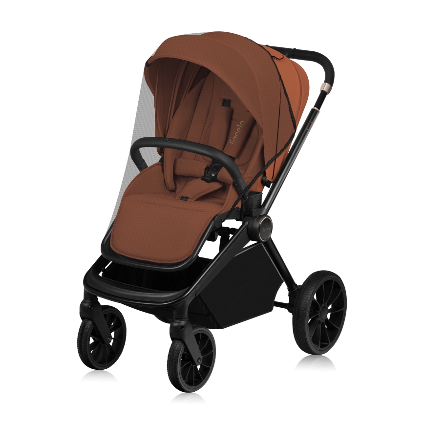 Lionelo - MIKA PLUS 3-in-1 Combination Stroller Brown Rust
