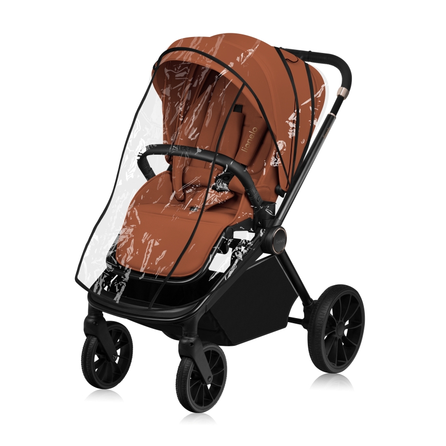 Lionelo - MIKA PLUS 3-in-1 Combination Stroller Brown Rust