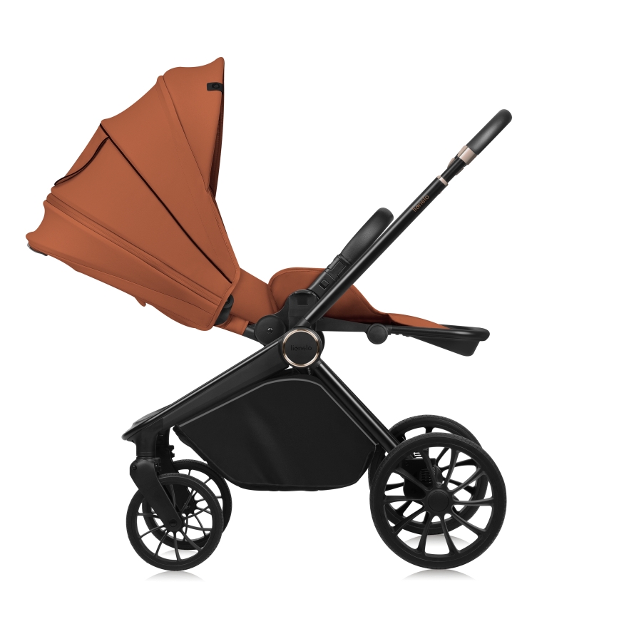 Lionelo - MIKA PLUS 3-in-1 Combination Stroller Brown Rust