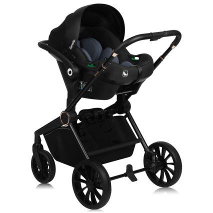 Lionelo - MIKA PLUS 3-in-1 Combination Stroller Brown Rust