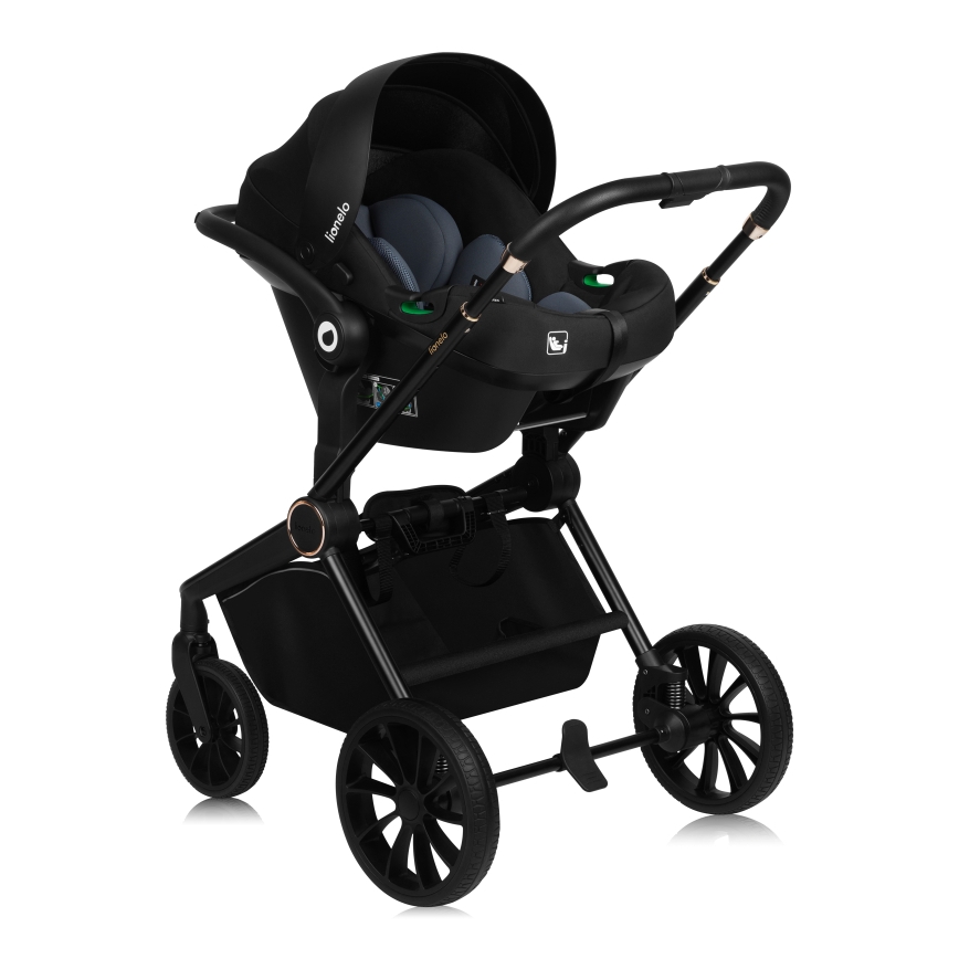 Lionelo - MIKA PLUS 3-in-1 Combination Stroller Brown Rust