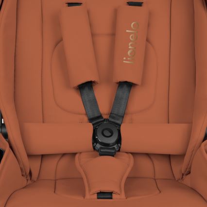 Lionelo - MIKA PLUS 3-in-1 Combination Stroller Brown Rust