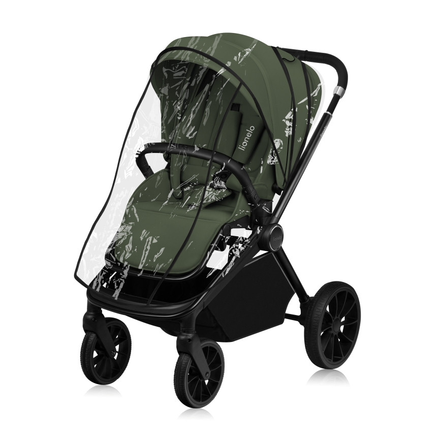 Lionelo - MIKA PLUS 3-in-1 Combination Stroller, Green Olive