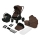 Lionelo - MIKA PLUS 3-in-1 Combination Stroller Mocha Mousse