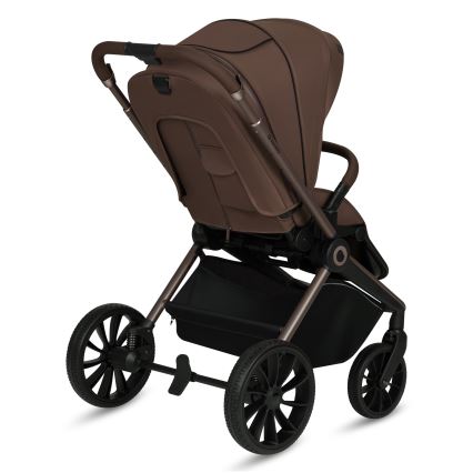 Lionelo - MIKA PLUS 3-in-1 Combination Stroller Mocha Mousse