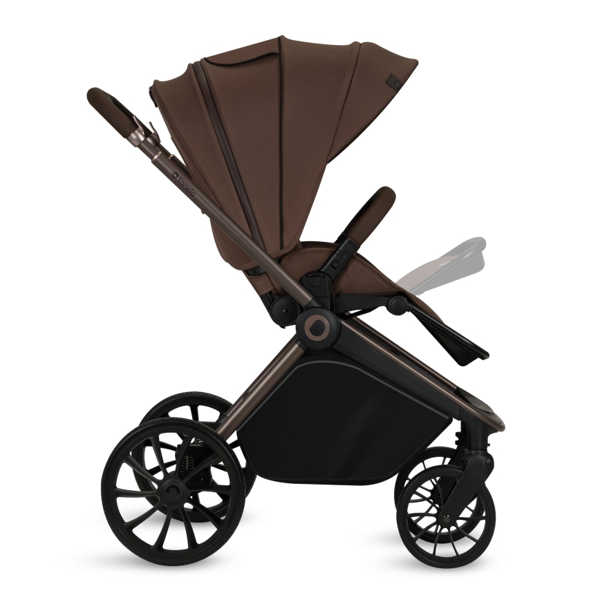 Lionelo - MIKA PLUS 3-in-1 Combination Stroller Mocha Mousse