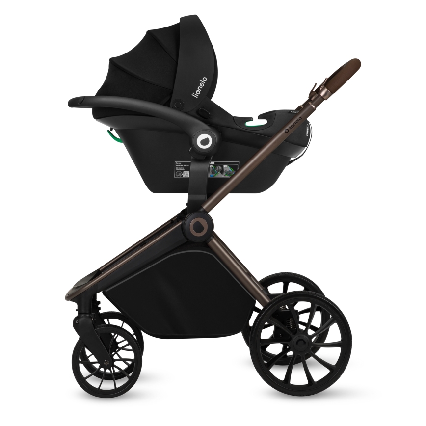 Lionelo - MIKA PLUS 3-in-1 Combination Stroller Mocha Mousse