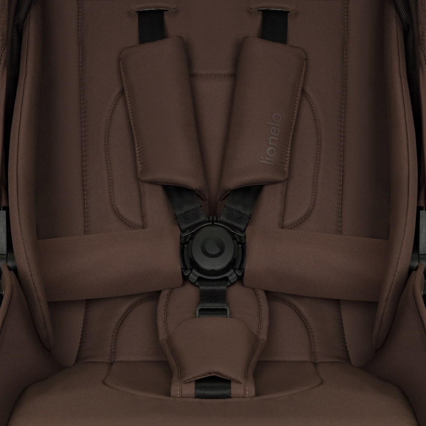 Lionelo - MIKA PLUS 3-in-1 Combination Stroller Mocha Mousse