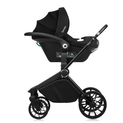 Lionelo - MIKA PLUS 3-in-1 Stroller Black Onyx
