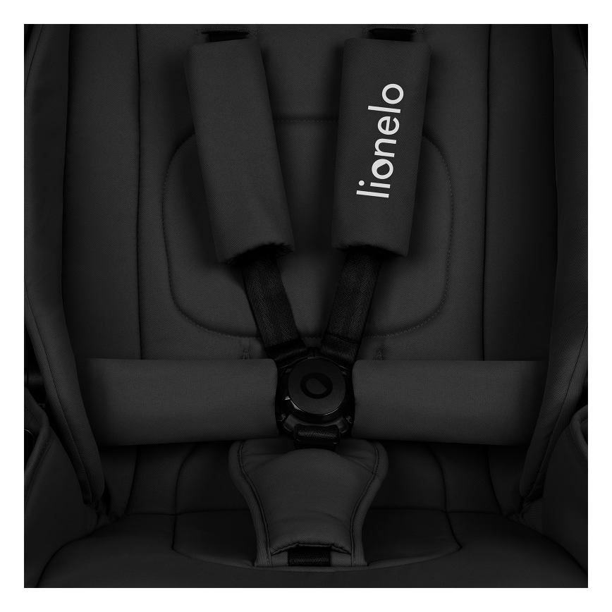 Lionelo - MIKA PLUS 3-in-1 Stroller Black Onyx