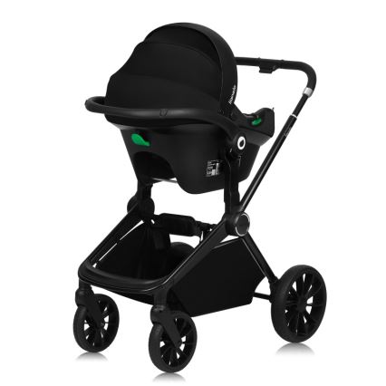 Lionelo - MIKA PLUS 3-in-1 Stroller Black Onyx