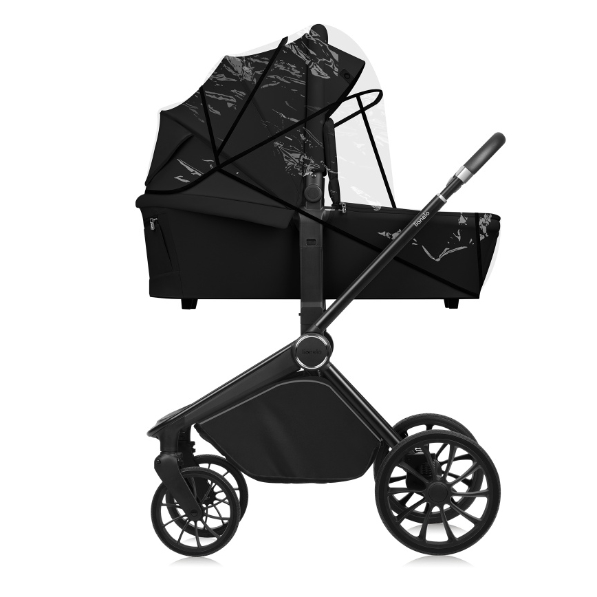 Lionelo - MIKA PLUS 3-in-1 Stroller Black Onyx