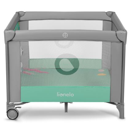 Lionelo - MILLE Playpen Grey Green