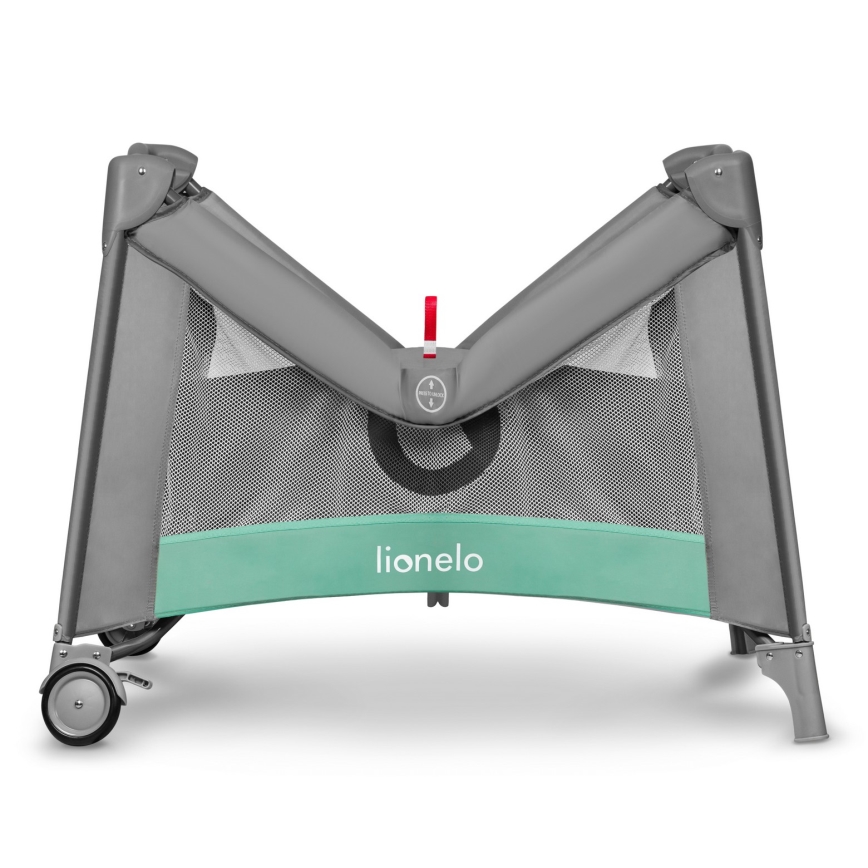 Lionelo - MILLE Playpen Grey Green