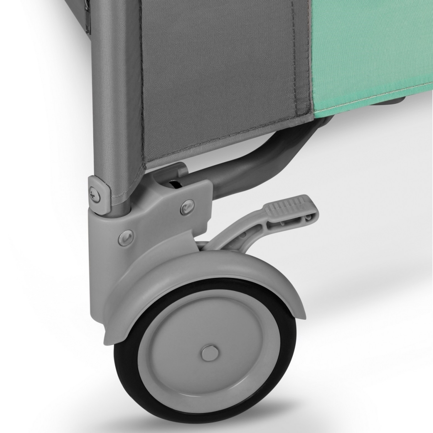 Lionelo - MILLE Playpen Grey Green