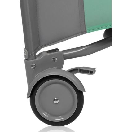 Lionelo - MILLE PLUS Playpen Grey Green