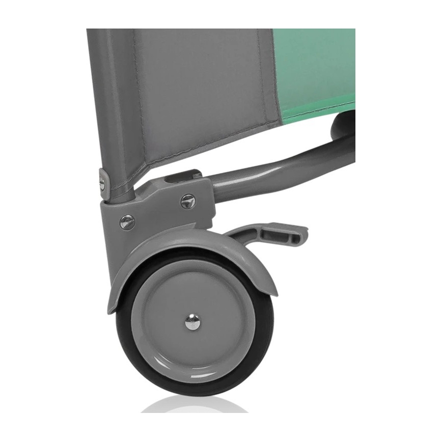 Lionelo - MILLE PLUS Playpen Grey Green