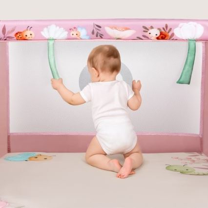 Lionelo - MILLE PLUS Playpen, Pink