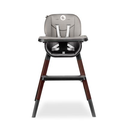 Lionelo - MONA 2-in-1 Children's Dining Chair, Black Onyx