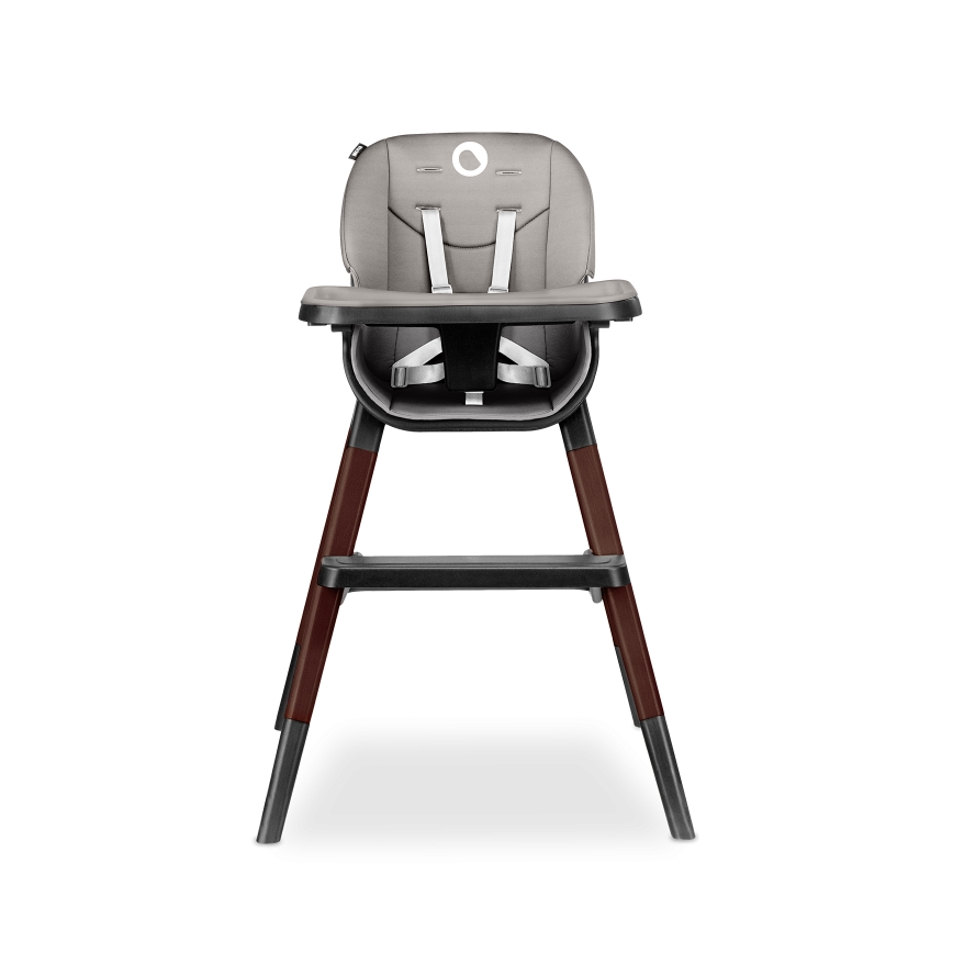 Lionelo - MONA 2-in-1 Children's Dining Chair, Black Onyx