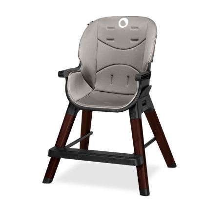 Lionelo - MONA 2-in-1 Children's Dining Chair, Black Onyx
