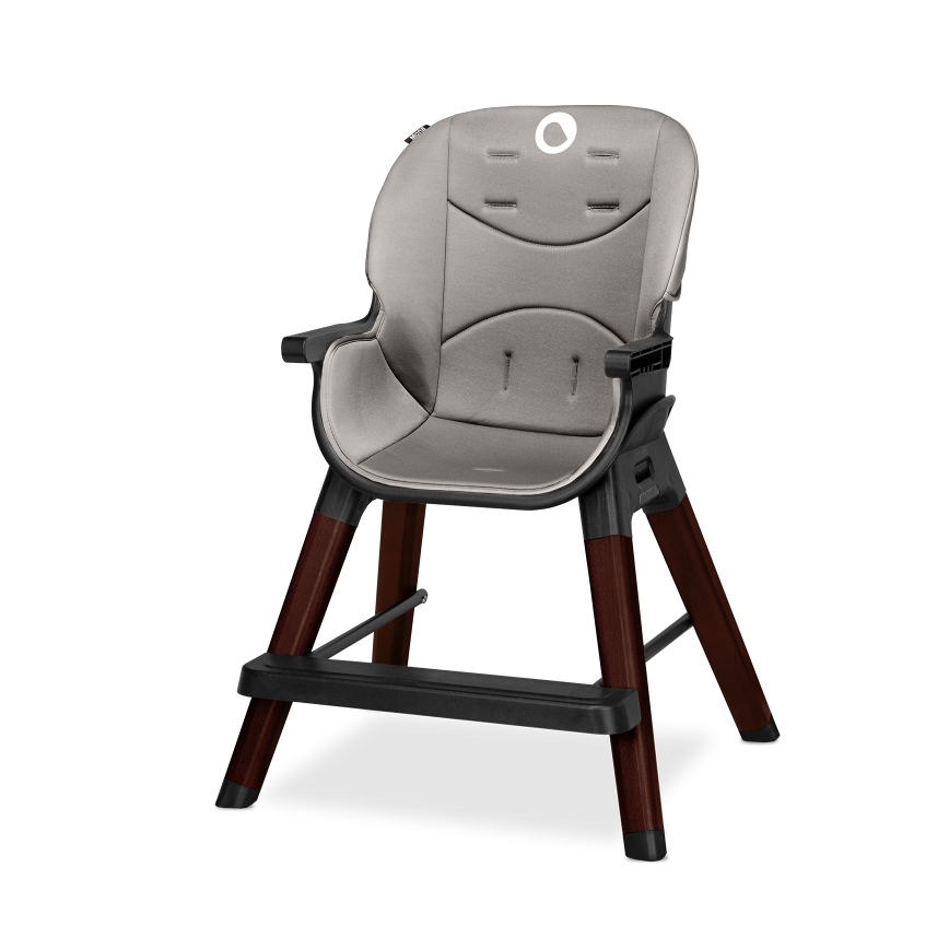 Lionelo - MONA 2-in-1 Children's Dining Chair, Black Onyx