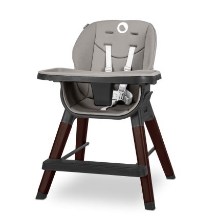 Lionelo - MONA 2-in-1 Children's Dining Chair, Black Onyx