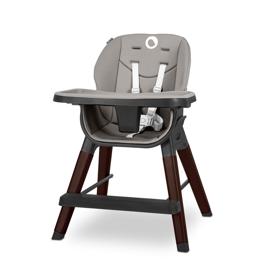 Lionelo - MONA 2-in-1 Children's Dining Chair, Black Onyx