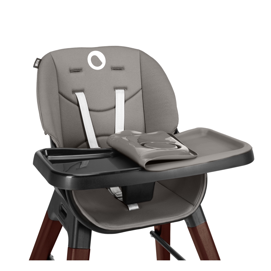 Lionelo - MONA 2-in-1 Children's Dining Chair, Black Onyx