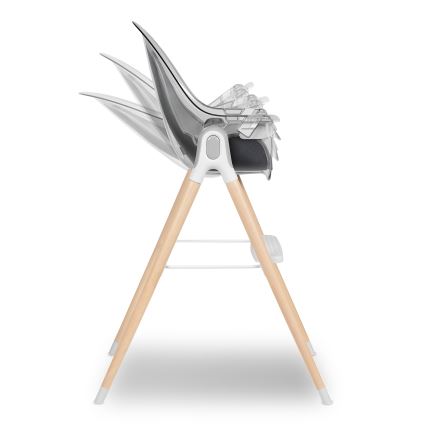 Lionelo - MONA 2-in-1 Children's High Chair, Stone