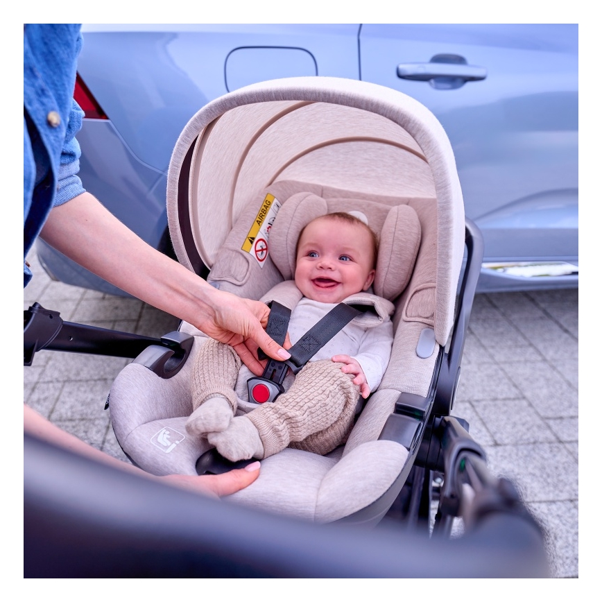 Lionelo - MOXIE i-Size Car Seat 40-87 cm Beige Sand