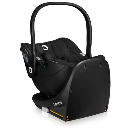 Lionelo - MOXIE SET i-Size rotating car seat with base 40-87 cm Black Carbon