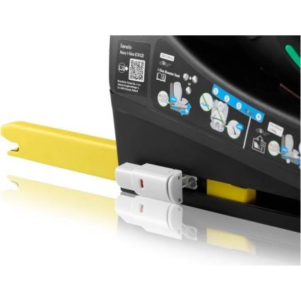 Lionelo - NAVY i-Size Rotating Car Seat with Base 40-150 cm Black/Turquoise