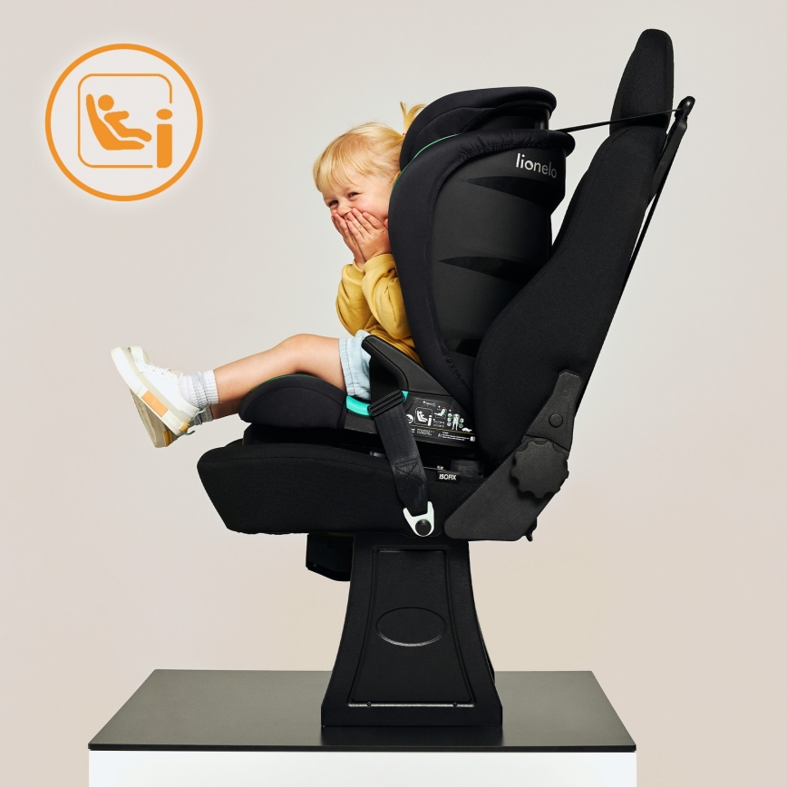 Lionelo - NEAL i-Size Car Seat 100-150 cm Burgundy Red