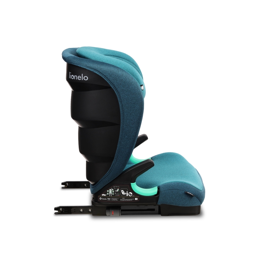 Lionelo - NEAL i-Size Child Car Seat, 100-150 cm, Green Turquoise