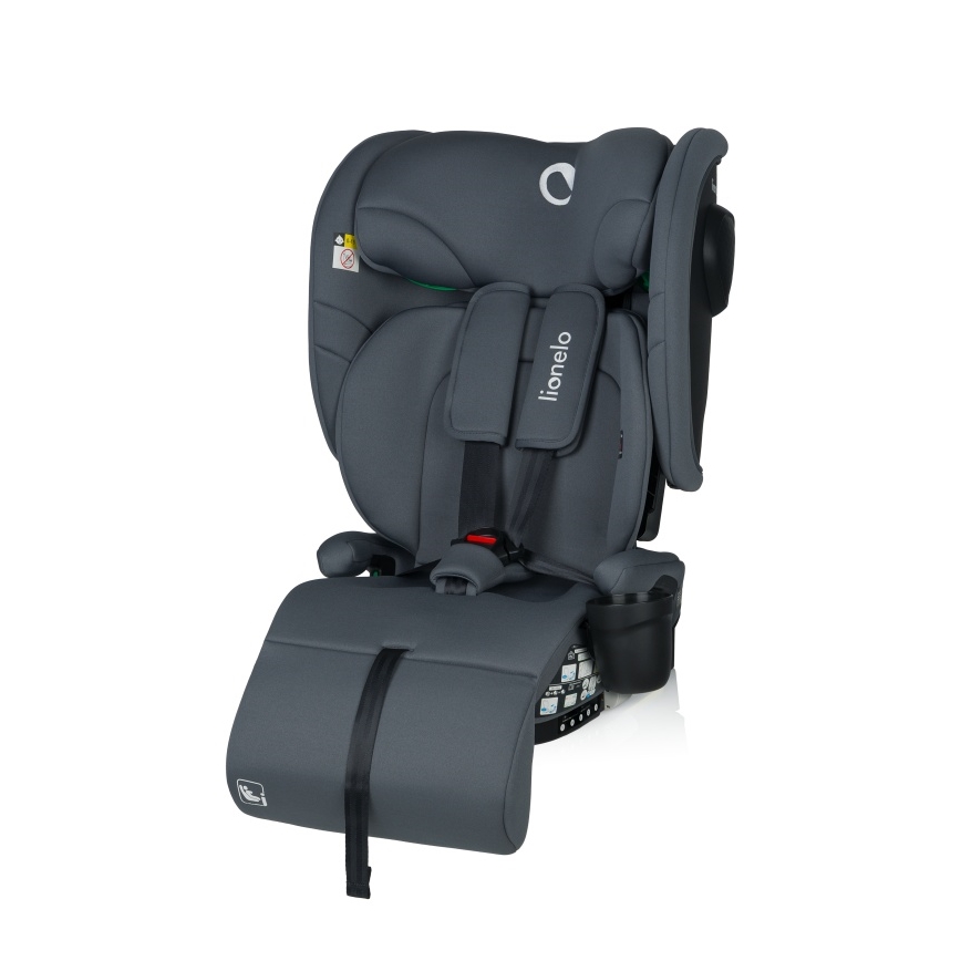 Lionelo - NELLY i-Size Foldable Child Car Seat 76-150 cm Grey Graphite