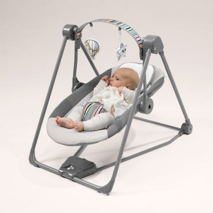 Lionelo - OTTO Baby Rocker 4xLR14 Cozy Grey