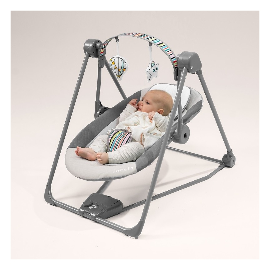 Lionelo - OTTO Baby Rocker 4xLR14 Cozy Grey