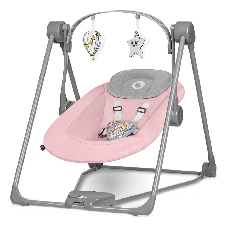 Lionelo - OTTO Baby Rocker 4xLR14 Pink Baby