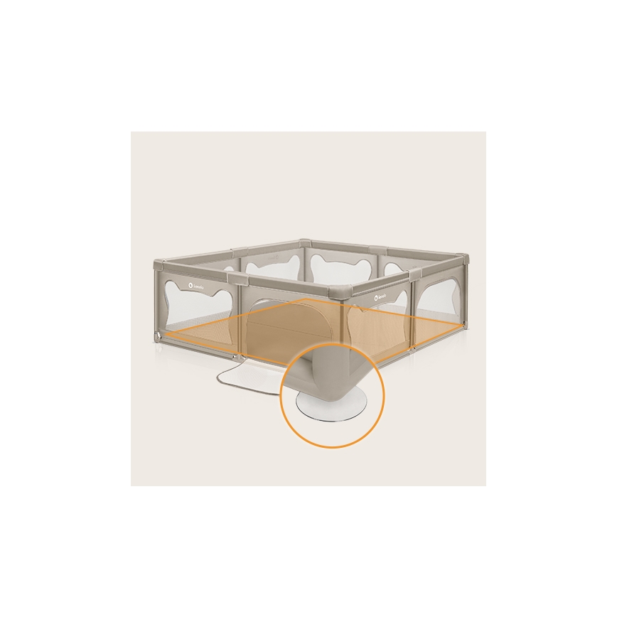 Lionelo - Playpen WILLOW XL beige