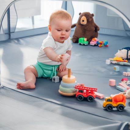 Lionelo - Playpen WILLOW XL grey