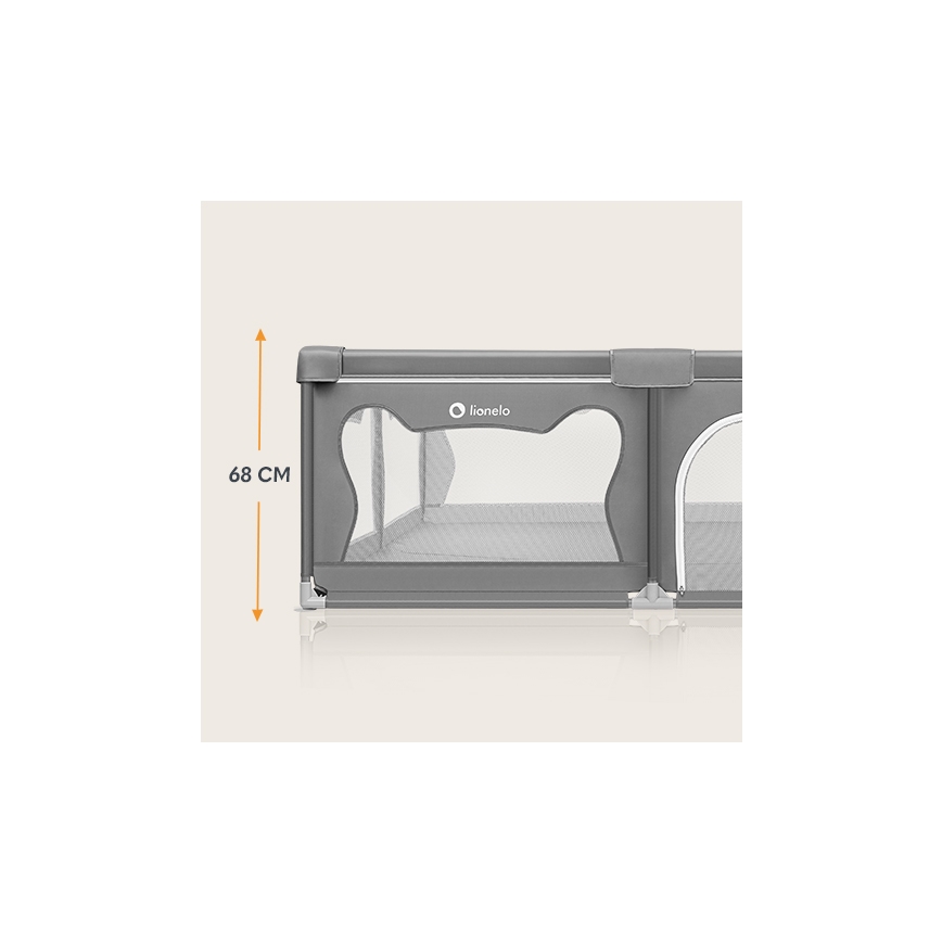 Lionelo - Playpen WILLOW XL grey