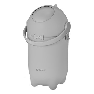 Lionelo - PUREBIN 10 L Diaper Bin, Grey